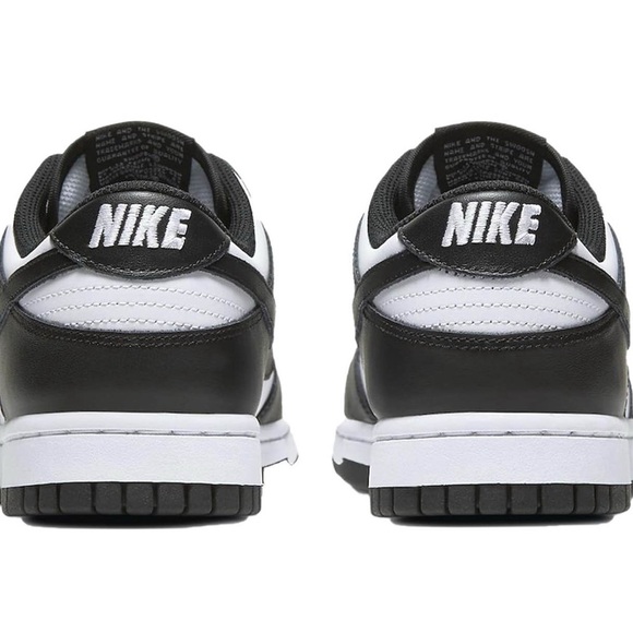 Nike Dunk low Men\'s Black&White Sneakers very soft with original ????‍♀️??‍♂️ main image 4